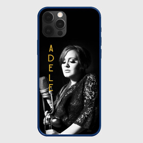 Чехол для iPhone 12 Pro Max с принтом Певица Adele в Тюмени, Силикон |  | девушка | имя | микрофон | надпись | певица