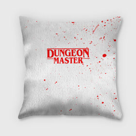 Подушка 3D с принтом DUNGEON MASTER BLOOD ГАЧИМУЧИ БЕЛЫЙ в Тюмени, наволочка – 100% полиэстер, наполнитель – холлофайбер (легкий наполнитель, не вызывает аллергию). | состоит из подушки и наволочки. Наволочка на молнии, легко снимается для стирки | aniki | billy | boss | boy | bucks | dark | deep | door | dungeon | fantasy | gachi | gachimuchi | gym | hundred | master | muchi | next | stranger | the | things | three | van | wee | билли | ван | гачи | гачимучи | дела | мучи | 