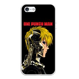 Чехол для iPhone 5/5S матовый с принтом Кибернетическое тело Геноса One Punch-Man в Тюмени, Силикон | Область печати: задняя сторона чехла, без боковых панелей | Тематика изображения на принте: genos | genoсide | jenosu | one punch man | one punchman | onepunchman | oni saibogu | аниме | ван панч мен | ванпанчмен | генос | кибердемон | кибернетическое тело | манга | сильнейший человек | человек одинудар | человек одного удара