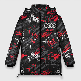 Женская зимняя куртка Oversize с принтом AUDI 3D LOGO АУДИ в Тюмени, верх — 100% полиэстер; подкладка — 100% полиэстер; утеплитель — 100% полиэстер | длина ниже бедра, силуэт Оверсайз. Есть воротник-стойка, отстегивающийся капюшон и ветрозащитная планка. 

Боковые карманы с листочкой на кнопках и внутренний карман на молнии | audi | auto | autosport | avto | car | race | street racing | авто | автоспорт | ауди | гонки | марка | машина | тачка