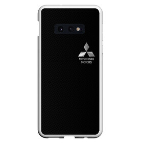 Чехол для Samsung S10E с принтом Mitsubishi   Carbon and Metal в Тюмени, Силикон | Область печати: задняя сторона чехла, без боковых панелей | Тематика изображения на принте: auto | autosport | avto | car | carbon | mitsubishi | race | street racing | авто | автоспорт | гонки | карбон | марка | машина | металл | митсубиси | митсубиши | мицубиси | мицубиши | тачка