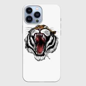 Чехол для iPhone 13 Pro Max с принтом рык в Тюмени,  |  | зверь | новый год | оскал | подарок | символ года | тигр | хищник