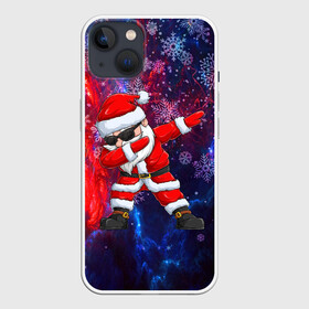 Чехол для iPhone 13 с принтом КОСМЧЕСКИЙ НОВОГОДНИЙ САНТА 2022 в Тюмени,  |  | 2022 | beast | merry christmas | new year | red bow | santa hat | snow | tiger | winter | winter is coming | year of the tiger | год тигра | дед мороз | животные | звери | зверь | зима | зима 2022 | зима близко | новог | новогодни