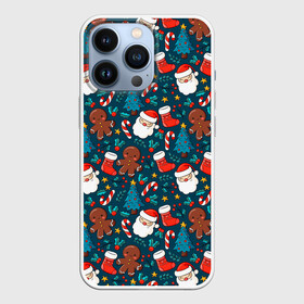 Чехол для iPhone 13 Pro с принтом ПОКРЫТО НОВЫМ ГОДОМ в Тюмени,  |  | 2022 | christmas | new year | pattern | дед мороз | новый год | паттерн | рождество