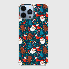 Чехол для iPhone 13 Pro Max с принтом ПОКРЫТО НОВЫМ ГОДОМ в Тюмени,  |  | 2022 | christmas | new year | pattern | дед мороз | новый год | паттерн | рождество