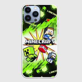 Чехол для iPhone 13 Pro Max с принтом MINECRAFT ART   МАЙНКРАФТ АРТ в Тюмени,  |  | block | craft | creeper | cube | dungeons | game | games | logo | mine | minecraft | miner | pattern | pixel | zombie | блок | геометрия | данжен | зомби | игра | игры | крафт | крипер | кубики | лого | логотип | майкрафт | майн | майнкрафт | 