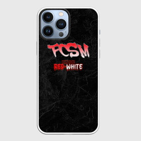 Чехол для iPhone 13 Pro Max с принтом Born to be red white в Тюмени,  |  | fcsm | для фанатов спартака | кб | красно белые | москва | мясо | оукб | российский футбол | россия | рпл | спартак | спартак москва | спартак чемпион | спартачи | фанаты | футбол