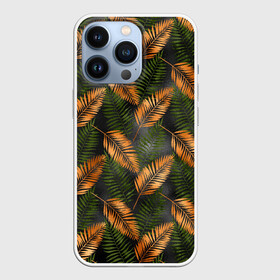 Чехол для iPhone 13 Pro с принтом Африканские листья в Тюмени,  |  | африка | листья | паттерн | тропики | цветы
