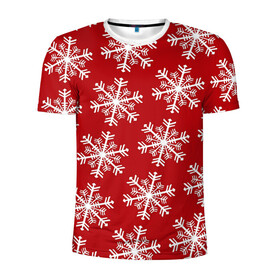 Мужская футболка 3D спортивная с принтом Новогодние Снежинки НГ в Тюмени, 100% полиэстер с улучшенными характеристиками | приталенный силуэт, круглая горловина, широкие плечи, сужается к линии бедра | Тематика изображения на принте: christmas | merry christmas | new year | новый год | новый год алфавит | новый год и рождество | новый год мерин | новый год снежинки | рождество | снежинки