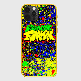 Чехол для iPhone 12 Pro с принтом Friday Night Funkin Logo Acid Style в Тюмени, силикон | область печати: задняя сторона чехла, без боковых панелей | friday night funkin | ночь пятницы фанкин | пятничный вечер фанкин | фрайдей найт фанкин | фридей найт фанкин