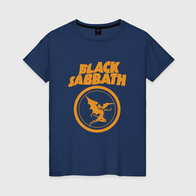 Женская футболка хлопок с принтом Black Sabbath Vol 4 Рок группа в Тюмени, 100% хлопок | прямой крой, круглый вырез горловины, длина до линии бедер, слегка спущенное плечо | black sabbath | black sabbath vol 4 | vol 4 | рок | рок группа