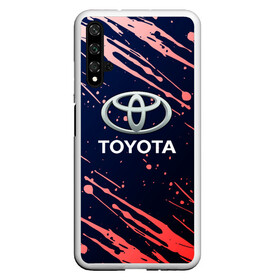 Чехол для Honor 20 с принтом Toyota градиент. в Тюмени, Силикон | Область печати: задняя сторона чехла, без боковых панелей | auto | sport | toyota | авто | автомобиль | бренд | спорт | тойота