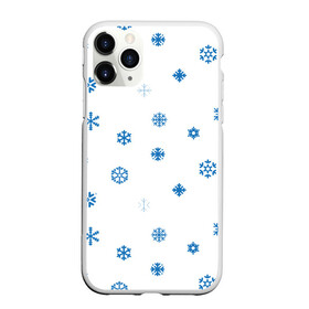 Чехол для iPhone 11 Pro матовый с принтом Снег идёт в Тюмени, Силикон |  | Тематика изображения на принте: мороз | новогодний | новый год | паттерн | рождественски | рождество | сезон | снег | снегопад | снежинки | хима | холод | холодно