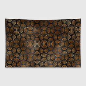 Флаг-баннер с принтом Кофейные отпечатки в Тюмени, 100% полиэстер | размер 67 х 109 см, плотность ткани — 95 г/м2; по краям флага есть четыре люверса для крепления | кофе | кофеин | отпечаток | следы | узоры