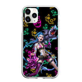 Чехол для iPhone 11 Pro матовый с принтом JINX ARCANE NEON MEOW LOL в Тюмени, Силикон |  | Тематика изображения на принте: akali | arcane | fan | fan art | hero | jinx | kda | kda mas | league of legends | lol | meow | moba | neon | netflix | акали | аркейн | герой | джинкс | кда | лига легенд | лол | моба | неон | нетфликс | сериал