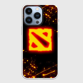 Чехол для iPhone 13 Pro с принтом DOTA 2 FIRE LOGO   ДОТА 2 ОГНЕННЫЙ ЛОГО в Тюмени,  |  | bristleback | dota | dota 2 | dota2 | heroes | invoker | lina | og team | pudge | shadow | shadow fiend | team liquid | team spirit | the international | windranger | бристелбек | бристл | брызги | брызги красок | дота | дота 2 | дота2 | краски | пудж | т