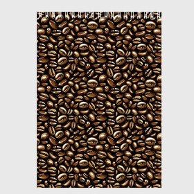 Скетчбук с принтом Кофе (Coffee) в Тюмени, 100% бумага
 | 48 листов, плотность листов — 100 г/м2, плотность картонной обложки — 250 г/м2. Листы скреплены сверху удобной пружинной спиралью | americano | chocolate | coffee | espresso | latte | moccacino | mocha | nescafe | tea | американо | арабика | бариста | бармен | капучино | кофе | кофевар | кофейные зерна | кофейня | кружка кофе | латте | макиато | моккачино | мокко |