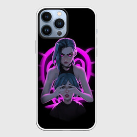 Чехол для iPhone 13 Pro Max с принтом JINX NEON LEAGUE OF LEGENDS ARCANE в Тюмени,  |  | akali | arcane | fan | fan art | hero | jinx | kda | kda mas | league of legends | lol | moba | акали | аркейн | герой | джинкс | кда | лига легенд | лол | моба