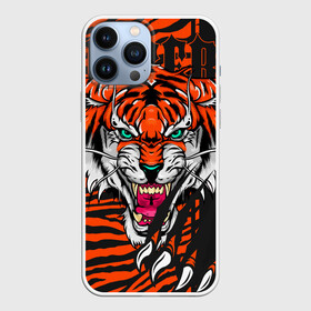 Чехол для iPhone 13 Pro Max с принтом Wild cat 22 в Тюмени,  |  | tiger | когти | кошка | полосы | тигр | хищник