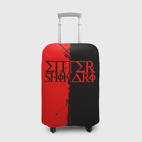 Чехол для чемодана 3D с принтом Enter shikari Cyber в Тюмени, 86% полиэфир, 14% спандекс | двустороннее нанесение принта, прорези для ручек и колес | alternative | enter shikari | metall | music | rock | альтернатива | интер шикари | металл | музыка | рок | энтер шикари