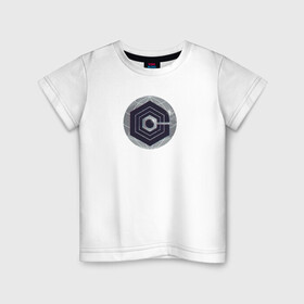 Детская футболка хлопок с принтом Логотип Cognito Inc в Тюмени, 100% хлопок | круглый вырез горловины, полуприлегающий силуэт, длина до линии бедер | глобус | знак | корпорация | круг | логотип