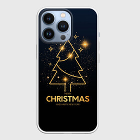 Чехол для iPhone 13 Pro с принтом Золотая сказка   Golden tale в Тюмени,  |  | gold | tale | блестки | елка | новый год | рождество | сказка