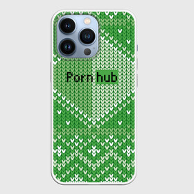 Чехол для iPhone 13 Pro с принтом Porn Hub   новогодний в Тюмени,  |  | holiday | hype | new year | pattern | новый год | праздник | узор | хайп