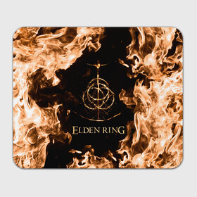 Прямоугольный коврик для мышки с принтом Elden Ring Logo в Тюмени, натуральный каучук | размер 230 х 185 мм; запечатка лицевой стороны | elden ring | игра элден ринг | кольцо элдена | элден | элден ринг