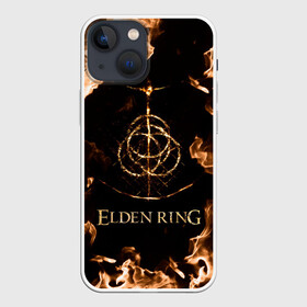 Чехол для iPhone 13 mini с принтом Elden Ring Logo в Тюмени,  |  | elden ring | игра элден ринг | кольцо элдена | элден | элден ринг