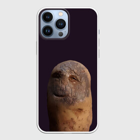 Чехол для iPhone 13 Pro Max с принтом Уставший картофель в Тюмени,  |  | картофель | картошка | рожица | улыбка | усталость