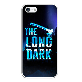 Чехол для iPhone 5/5S матовый с принтом The Long Dark Logo в Тюмени, Силикон | Область печати: задняя сторона чехла, без боковых панелей | alaska | long dark | the long dark | аляска | выживание | длинная тьма | долгая тьма | игра long dark