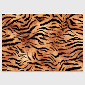 Поздравительная открытка с принтом Шкура тигра текстура в Тюмени, 100% бумага | плотность бумаги 280 г/м2, матовая, на обратной стороне линовка и место для марки
 | 2022 | год тигра | новый год | новый год 2022 | символ года | тигр | тигренок | тигрица | тигры