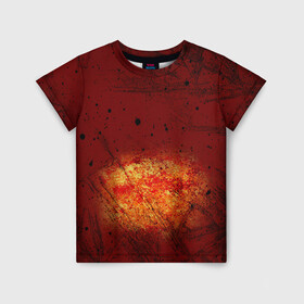 Детская футболка 3D с принтом Взрыв на Марсе в Тюмени, 100% гипоаллергенный полиэфир | прямой крой, круглый вырез горловины, длина до линии бедер, чуть спущенное плечо, ткань немного тянется | атмосфера марса | атомный взрыв | жизнь на марсе | колонизация марса | космос | красная планета | непознанное | планета марс | приземление на марс | тайны космоса | экспедиция на марс