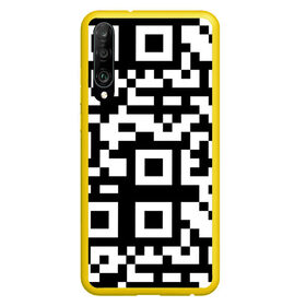 Чехол для Honor P30 с принтом qr code куаркод в Тюмени, Силикон | Область печати: задняя сторона чехла, без боковых панелей | Тематика изображения на принте: covid | qr code | антикороновирус | ковид | куаркод | привика