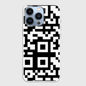 Чехол для iPhone 13 Pro с принтом qr code куаркод в Тюмени,  |  | Тематика изображения на принте: covid | qr code | антикороновирус | ковид | куаркод | привика