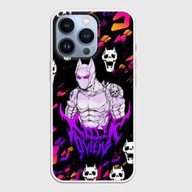 Чехол для iPhone 13 Pro с принтом JOJO   KILLER QUEEN   КОРОЛЕВА УБИЙЦА   ДЖО ДЖО в Тюмени,  |  | adventure | jojo | jojos bizarre | jojos bizarre adventure | killer queen | pattern | yare yare daze | аниме | брызги | джоджо | манга | узор | яре яре дазе