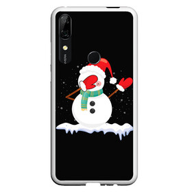 Чехол для Honor P Smart Z с принтом Cartoon Dab Snowman в Тюмени, Силикон | Область печати: задняя сторона чехла, без боковых панелей | 2022 | 22 | cartoon | christmas | dab | dub | mult | new | notes | scarf | snow | snowman | snowy | woman | year | баба | год | даб | мультяшный | новый | очки | рождество | снег | снеговик | снежная | шарф