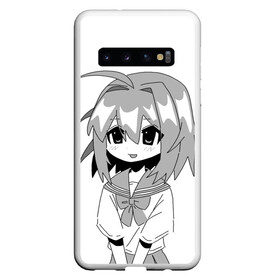 Чехол для Samsung Galaxy S10 с принтом Anime Tyan в Тюмени, Силикон | Область печати: задняя сторона чехла, без боковых панелей | 1000 7 | anime | dead ghoul | dead inside | depression | dota | drain | tyan | waifu | zxc | zxcursed | акума | альт | аниме | аниме герои | анимэ | вайфу | дед инсайд | дрейн | дэд инсайд | курсед | тян | тянка