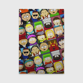 Обложка для автодокументов с принтом SOUTH PARK   ЮЖНЫЙ ПАРК   УЗОР   PATTERN в Тюмени, натуральная кожа |  размер 19,9*13 см; внутри 4 больших “конверта” для документов и один маленький отдел — туда идеально встанут права | eric cartman | park | pattern | south | south park | кайл | картман | картмен | кени | кеннет | кенни | они убили кени | парк | саус парк | сволочи | стэнли | узор | эрик | южный | южный парк