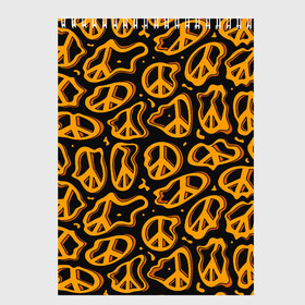 Скетчбук с принтом Пацифик. Знак мира в Тюмени, 100% бумага
 | 48 листов, плотность листов — 100 г/м2, плотность картонной обложки — 250 г/м2. Листы скреплены сверху удобной пружинной спиралью | pacific | peace | жест | знак | мир | мирный | пацифик | пис