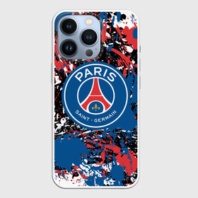 Чехол для iPhone 13 Pro с принтом PSG БРЫЗГИ КРАСОК СПОРТ в Тюмени,  |  | colors | paints | paris saint germain | psg | saint | sport | брызги | брызги красок | краски | париж | псг | псж | спорт | футбол