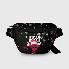 Поясная сумка 3D с принтом НОВОГОДНИЙ CHICAGO BULLS 2022 СНЕЖИНКИ в Тюмени, 100% полиэстер | плотная ткань, ремень с регулируемой длиной, внутри несколько карманов для мелочей, основное отделение и карман с обратной стороны сумки застегиваются на молнию | 2022 | 23 | basketball | bulls | chicago bulls | jordan | logo | michael jordan | nba | red | sport | баскетбол | быки | джордан | лого | майкл джордан | новогодний чикаго булс | новый год | спорт | чикаго буллс | чикаго булс новый год