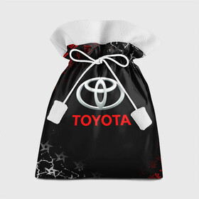 Подарочный 3D мешок с принтом TOYOTA JAPAN RED STYLE ТОЙОТА ЯПОНИЯ в Тюмени, 100% полиэстер | Размер: 29*39 см | auto | sport | toyota | авто | автомобиль | автомобильные | бренд | марка | машины | спорт | тойота