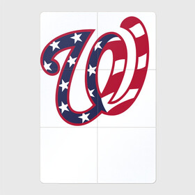 Магнитный плакат 2Х3 с принтом Washington Nationals - baseball team в Тюмени, Полимерный материал с магнитным слоем | 6 деталей размером 9*9 см | baseball | flag | sport | team | washington | бейсбол | вашингтон | спорт | сша | флаг