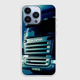 Чехол для iPhone 13 Pro с принтом SCANIA Дальнобой 2022. в Тюмени,  |  | грузовик | грузоперевозки | дальнобойщик | машина | тягач