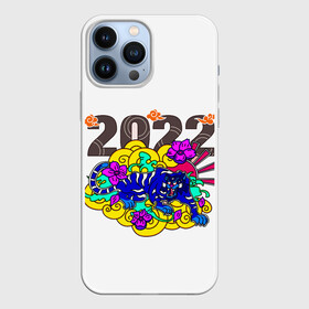 Чехол для iPhone 13 Pro Max с принтом 2022 тигр в облаках в Тюмени,  |  | 2022 | new year | tiger | water tiger | водяной тигр | символ года