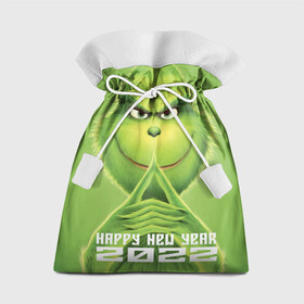 Подарочный 3D мешок с принтом winter grinchh в Тюмени, 100% полиэстер | Размер: 29*39 см | 2020 | 2021 | 2022 | америка | дед мороз | декабрь | дисней | зеленый | зима | злодей | классная | крутая | новый год | подарки | праздник | россия | январь