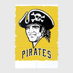 Магнитный плакат 2Х3 с принтом Pittsburgh Pirates baseball в Тюмени, Полимерный материал с магнитным слоем | 6 деталей размером 9*9 см | baseball | cocked hat | hype | pirate | pittsburgh | skull | team | бейсбол | пират | питсбург | треуголка | хайп | череп