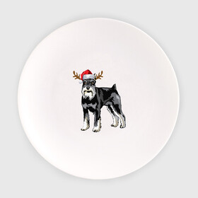 Тарелка с принтом New Year - Dog в Тюмени, фарфор | диаметр - 210 мм
диаметр для нанесения принта - 120 мм | 2022 | christmas | claus | dog | new year | santa | snow | tiger | winter | год тигра | дед мороз | елка | животные | зима | мороз | новый год | олень | пёс | подарок | праздник | рождество | санта клаус | снег | снеговик | снегурочка