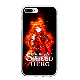 Чехол для iPhone 7Plus/8 Plus матовый с принтом Рафталия в огне - The Rising of the Shield Hero в Тюмени, Силикон | Область печати: задняя сторона чехла, без боковых панелей | anime | light novel | manga | rafutaria | the rising of the shield hero | аниме | восхождение героя щита | енотовидная собака | императрица кутенро | клановый герой | клановый герой катаны | манга | повелительница | рабыня